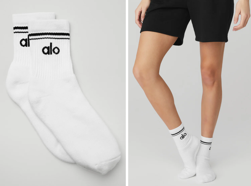 Unisex Half-Crew Throwback Sock Small